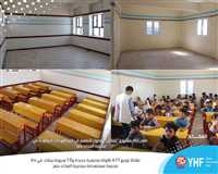 Generations Without Qat completes the distribution of 677 double chairs and 73 whiteboards with their accessories in 24 schools in Al-Mukha