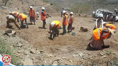 Within the livelihood project Building a rainwater harvesting tank in Ibb Governorate.